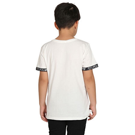 Toontoy Erkek Çocuk Kenar Şeritli Tişört