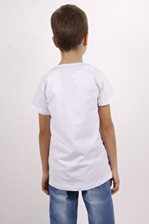 Toontoy Erkek Çocuk Off Gofre Baskılı Tişört