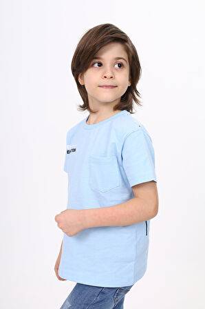 Toontoy Erkek Çocuk Cep Baskılı Tişört