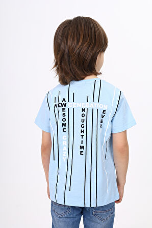 Toontoy Erkek Çocuk Cep Baskılı Tişört