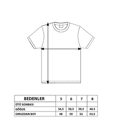 Toontoy Erkek Çocuk Etek Garnili Tişört