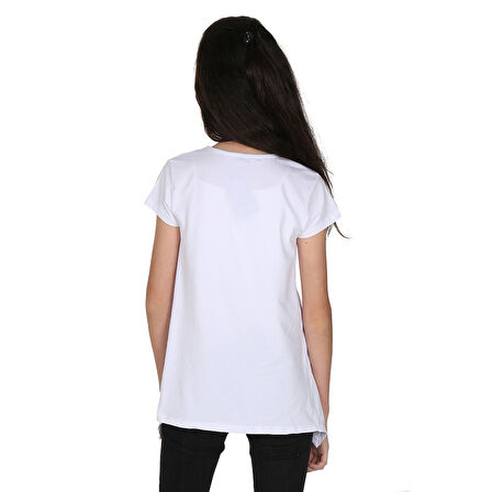 Toontoy Kız Çocuk Parfüm Nakışlı T-Shirt