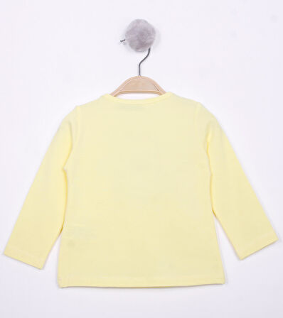 Toontoy Kız Bebek Göğsü Nakışlı T-Shirt