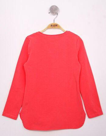 Toontoy Kız Çocuk Fashion Baskılı Tişört