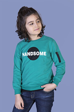 Toontoy Erkek Çocuk Handsome Baskılı Sweatshirt