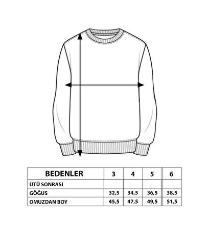 Toontoy Erkek Çocuk Handsome Baskılı Sweatshirt