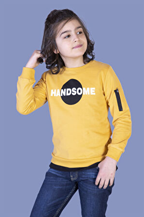 Toontoy Erkek Çocuk Handsome Baskılı Sweatshirt