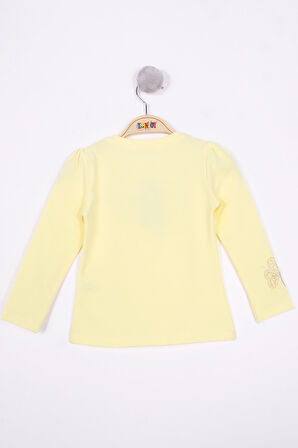 Toontoy Kız Çocuk Yonca Nakışlı Sweatshirt