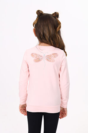 Toontoy Kız Çocuk Yusufcuk Nakışlı Tişört