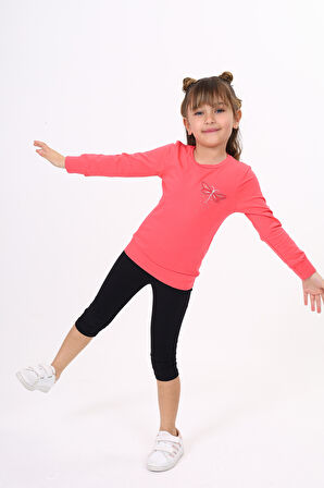 Toontoy Kız Çocuk Yusufcuk Nakışlı Tişört