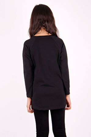 Toontoy Kız Çocuk Bisiklet Baskılı Tişört