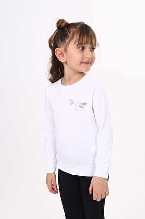 Toontoy Kız Çocuk Yusufcuk Nakışlı Tişört