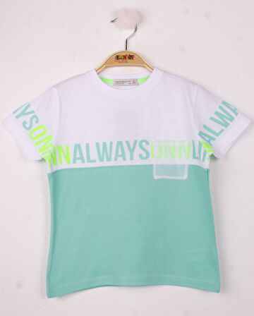 Toontoy Erkek Çocuk Always File Cepli Tişört