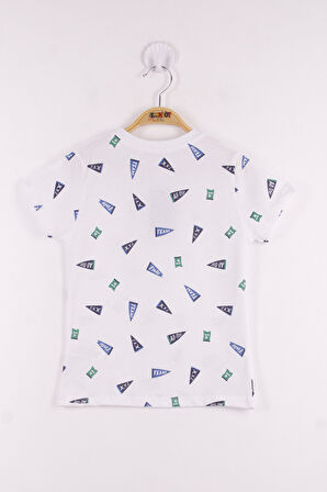 Toontoy Erkek Çocuk Yazı Baskılı T-Shirt