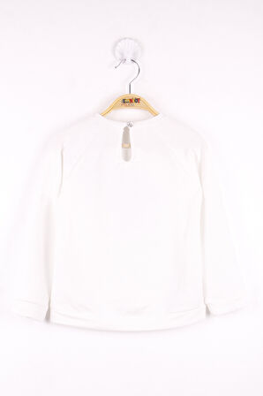 Toontoy Kız Çocuk Çanta Nakışlı Sweatshirt