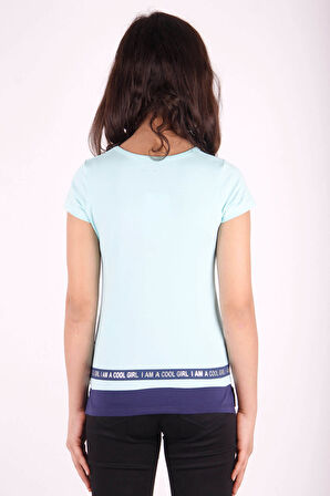 Toontoy Kız Çocuk Baskılı T-Shirt