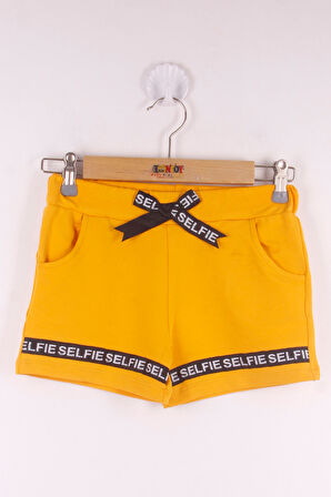 Toontoy Kız Çocuk Serfie Şeritli Cepli Şort