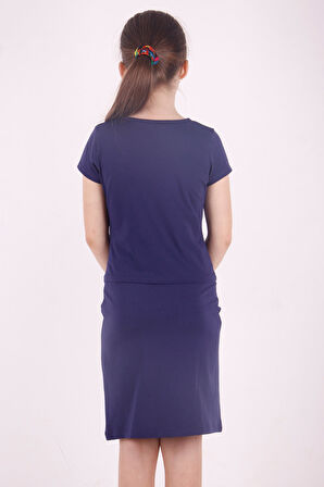 Toontoy Kız Çocuk Yıldız Baskılı Etekli Takım