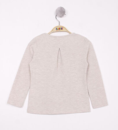 Toontoy Kız Çocuk Surprise Kalp Nakışlı Tişört