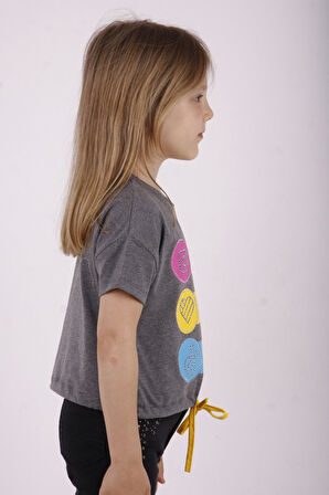 Toontoy Kız Çocuk Instagram Baskılı Tişört