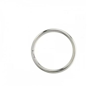 HALKA PASLANMAZ ÇELİK- Split Rings 1 pakette 10 adet - NO-01