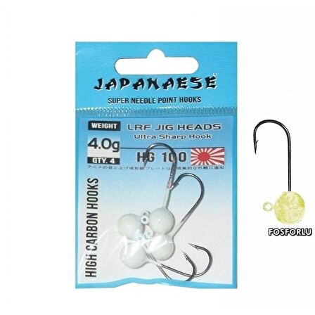 HG100 LRF ZOKA SETİ GLOW JİG HEAD