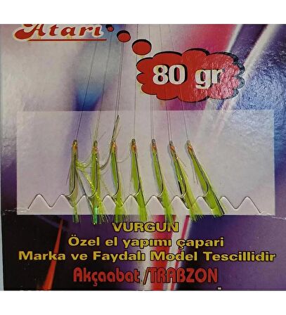 VURGUN 80gr 7 iğneli F.Sarı Renkli Organze Çapari
