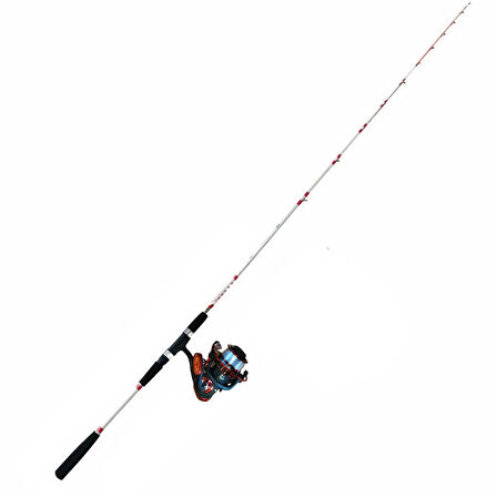 Big Bull 1.65m Dolgu Kamış JM5000 Olta Makinesi Bot Tekne Kamış Seti