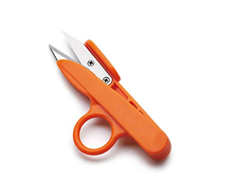 TC800 Makas Plastik Saplı Tek Parmak