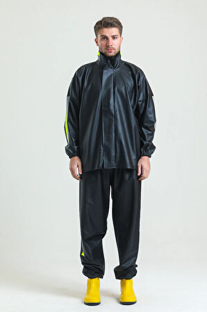 T Rain Motorcu Kurye Yağmurluğu Su Geçirmez - L