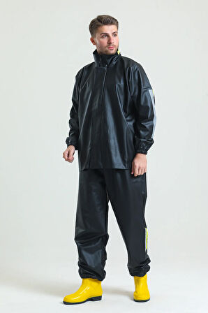 T Rain Motorcu Kurye Yağmurluğu Su Geçirmez - L