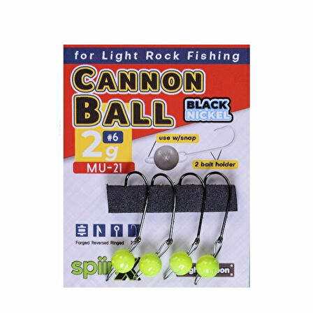 Spiinx Flash Head Jighead Glow 2gr İğne No:7 4lü Paket