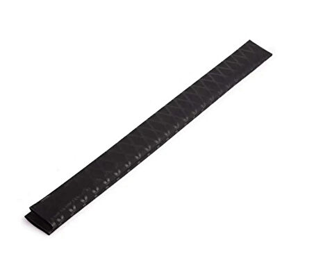 28mm Olta Kamışı Koruyucu Kaydırmaz Makaron Shrink 100cm - SİYAH