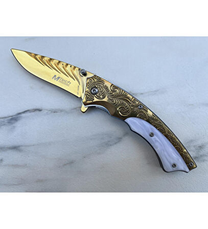 Mtech MT-1009B Kemer Klipsli Desenli Çakı