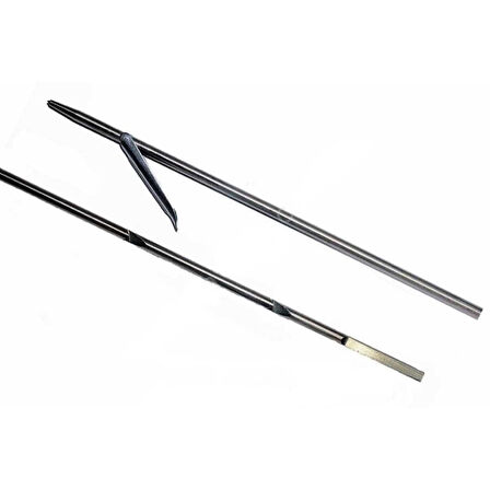 140cm 6.5mm Paslanmaz Çelik Çentikli Tahitian Zıpkın Şişi