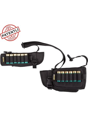 Headshot 6 in 1 Çok Fonksiyonlu Tüfek Kılıfı - Askı Kayışı - Bel Çantası - Fişeklik - Kemer Fişeklik