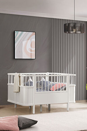 MDF Beşik, Siesta Büyüyen Beşik 90x130 - Siesta Karyola 90x190