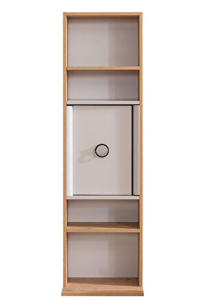 Kitaplık, Dolunay Dolaplı 4 Raflı Kitaplık