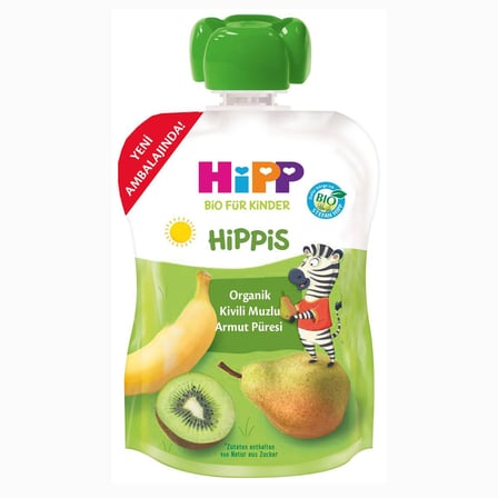 Organik Kivili Muzlu Armut Püresi 100 Gr