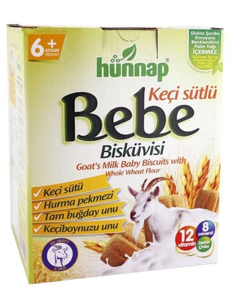 Keçisütlü Vitaminli Bebe Bisküvisi 400 Gr