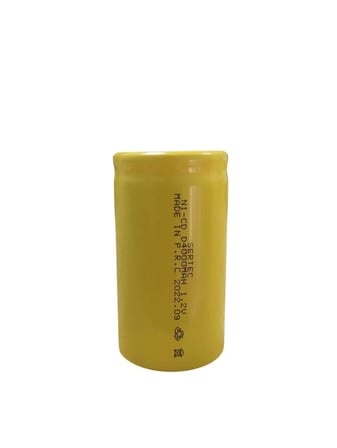 1.2V 4000 Mah - D Büyük Boy - Ni-CD Şarjlı Pil - (Başsız / Flat Head)