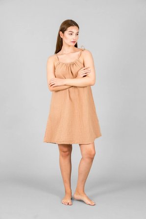 İp Askılı Mini Elbise