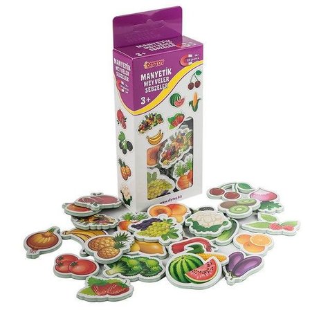 1307 Manyetik Meyveler - Sebzeler / +3 yaş
