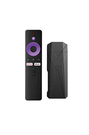 Android TV 8K+ Android 13 Ses kontrollü Kumanda 2GB Ram+16GB Hafıza Wi-Fi 5G Quad Core İşlemci