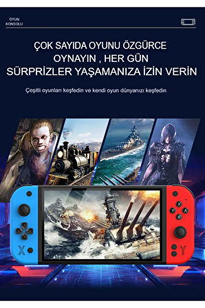 G90 7 İnç IPS HD Ekran Oyun Konsolu Linux İşletim ve Çoklu Sistem Emülatörü Arcade Oyun Konsolu