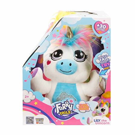 FABBATOYS Lily Sesli ve Işıklı Unicorn Peluş