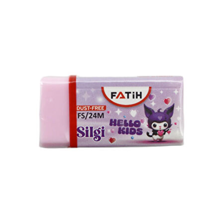 Fatih Hello Kids Dust Free Orta Boy Silgi No:24 24 Adet FA37074