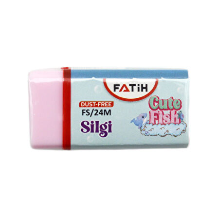 Fatih Cute Fish Dust Free Orta Boy Silgi No:24 1 Adet FA37083