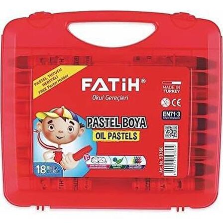 Fatih Pastel Boya 18 Renk King Size Çantalı 