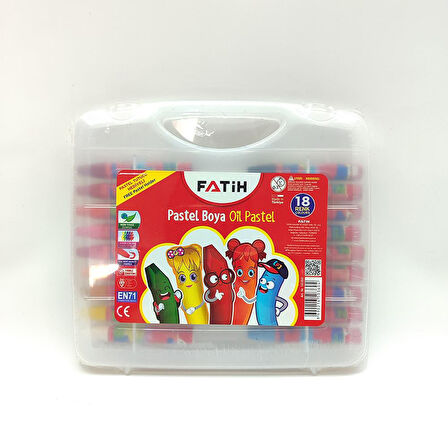 Fatih Çantalı Pastel Boya 18 Renk